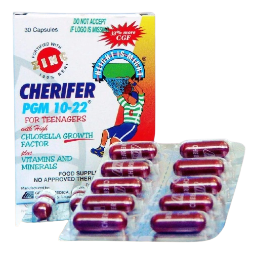 CHERIFER PGM 10 22 WITH ZINC Vitamins Minerals Chlorella